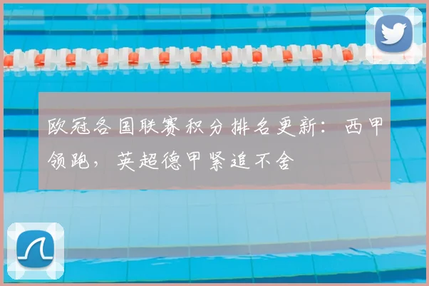 欧冠各国联赛积分排名更新：西甲领跑，英超德甲紧追不舍