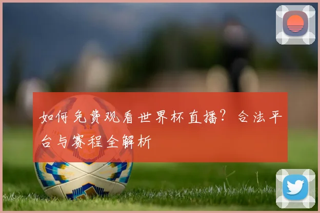 如何免费观看世界杯直播?合法平台与赛程全解析